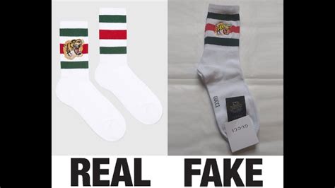 gucci socks real vs fake